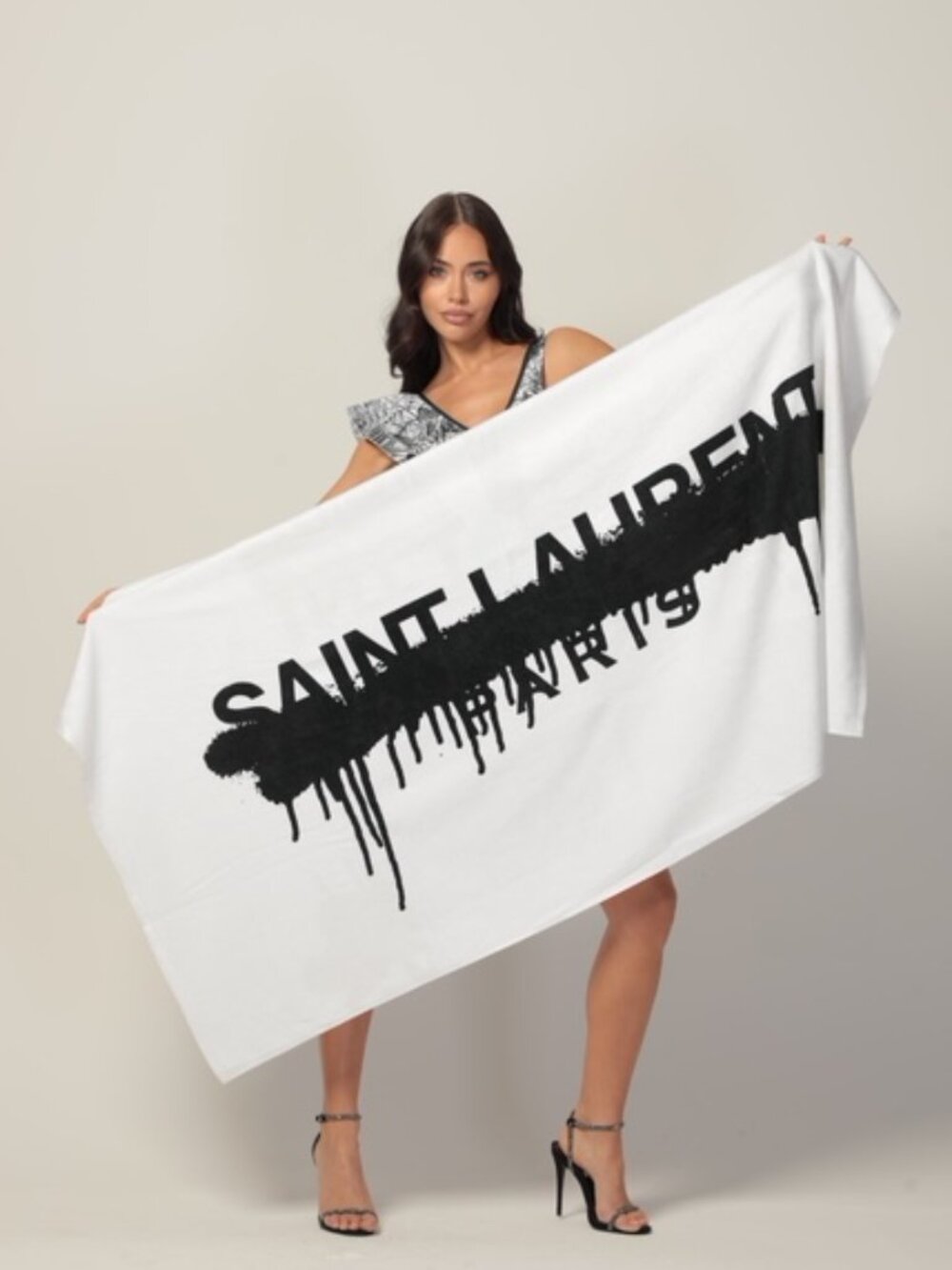 Graffiti Logo Beach Towel